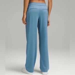 NWT Lululemon Straight-Leg Mid-Rise Pant Full Length in Utility Blue size XL